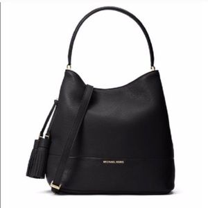 Michael Kors Large Leather Bucket Bag